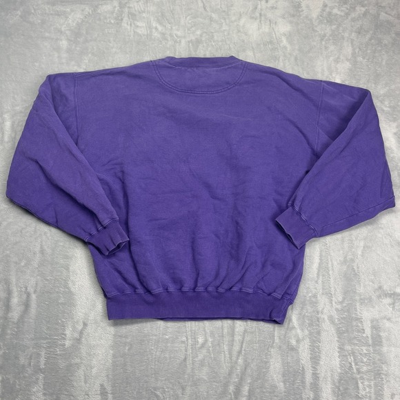 Vtg University of North Alabama Alumni Sweatshirt Mens Large Purple Long Sleeve - Picture 2 of 6